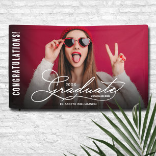 Congratulations Graduate Modern Photo Banner