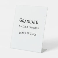 Congratulations graduate name class of 20XX type w