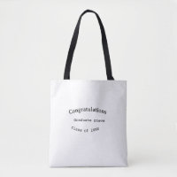 Congratulations graduate name class of 20XX type w
