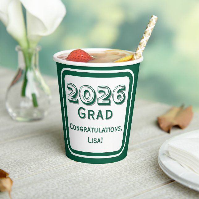 Congratulations Graduate Paper Cup (Insitu)
