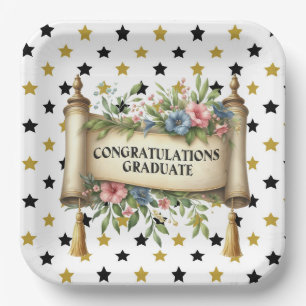 Congratulations Graduate Paper Plate