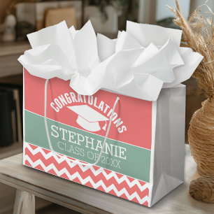 Congratulations Graduate - Personalised Graduation Large Gift Bag