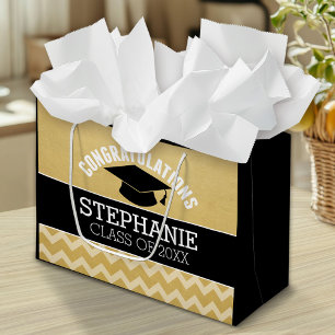 Congratulations Graduate - Personalised Graduation Large Gift Bag