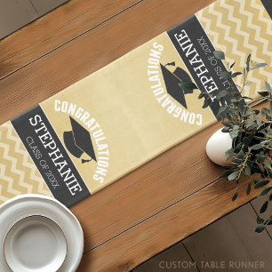 Congratulations Graduate - Personalised Graduation Short Table Runner