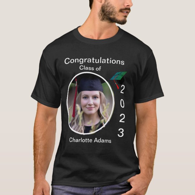 Congratulations Graduate Photo T-Shirt (Front)