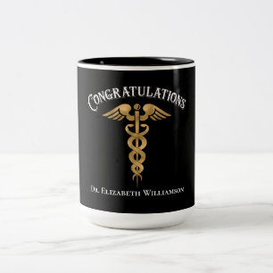 Congratulations Graduate Physician Doctor  Two-Tone Coffee Mug