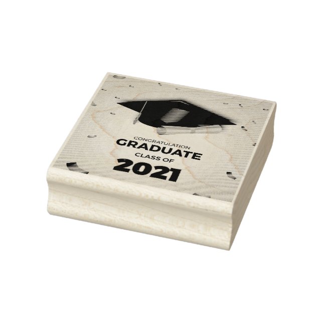 Congratulations Graduates Rubber Stamp (Stamp)