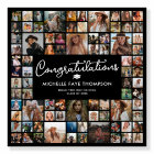 Congratulations Graduation 82 Photo Collage Square