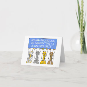 Congratulations Graduation as a Kinesiologist Card