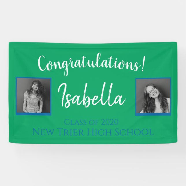 Congratulations Graduation Banner (Horizontal)