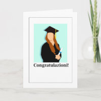 Congratulations! - Graduation Cap and Gown