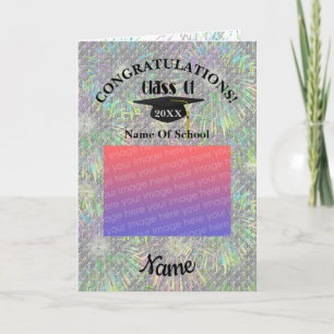 Congratulations Graduation Cap Photo Card