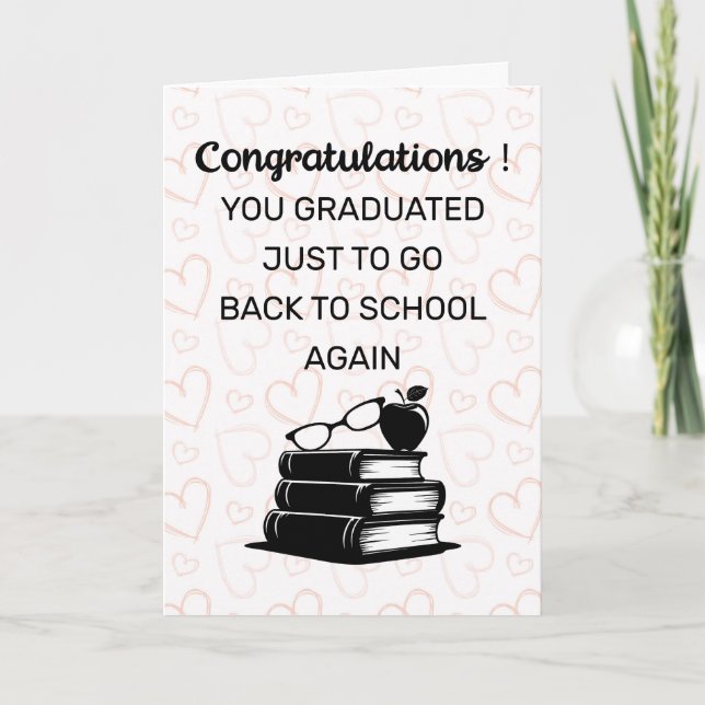 Congratulations Graduation Card, High School Gradu Card (Front)