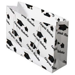 Congratulations graduation celebration large gift bag