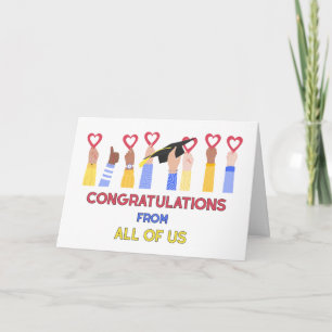 Congratulations Graduation from All of Us Card