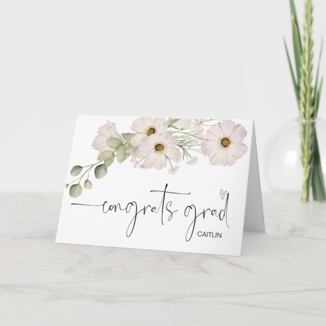 Congratulations Graduation Gift College Graduate Card (Front)