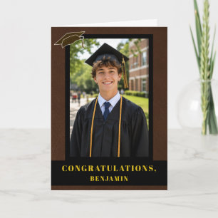 Congratulations Graduation Graduate Photo Card