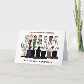 Congratulations Graduation Nephrology Residency Card