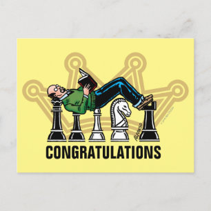 Congratulations Grandmaster Postcard