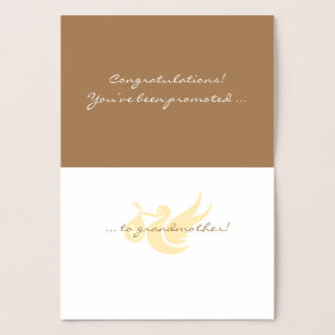 Congratulations! Grandmother Foil Card