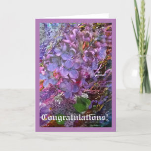 Congratulations greeting card