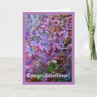 Congratulations greeting card