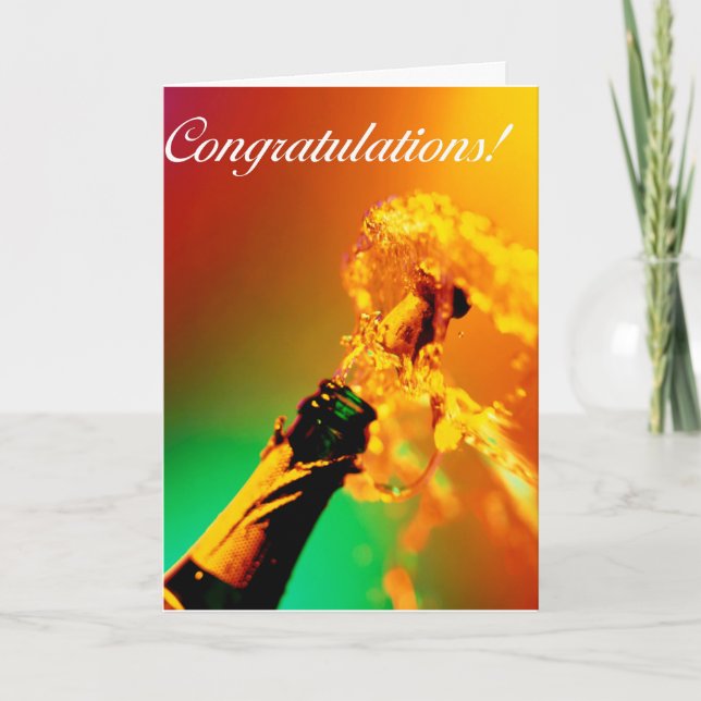 Congratulations greeting card (Front)