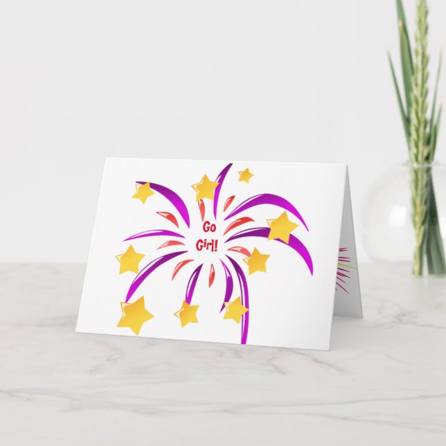 Congratulations GreetingCard Thank You Card (Front)