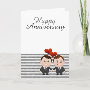 Congratulations Happy Anniversary Gay Themed Card
