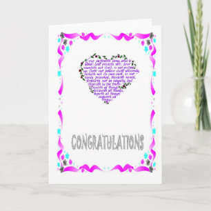 Congratulations, Heart Card