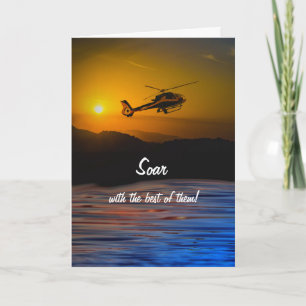 Congratulations, Helicopter Aviation Graduation Card