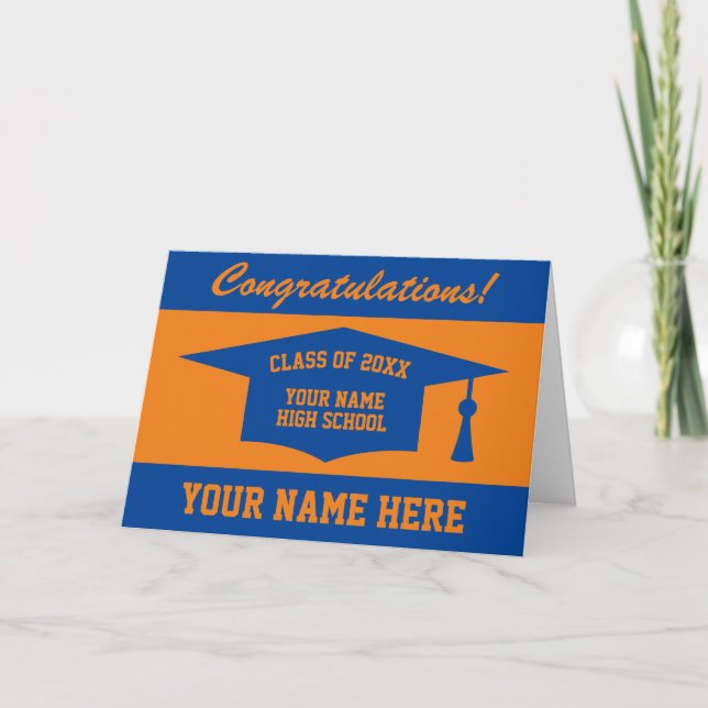 Congratulations High School graduation Class 2026 Card (Front)