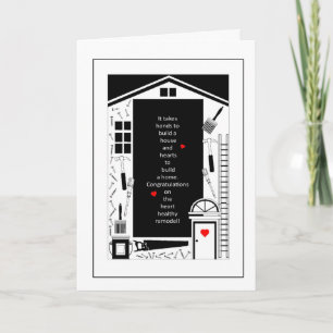 Congratulations - Home Renovation Remodel Card