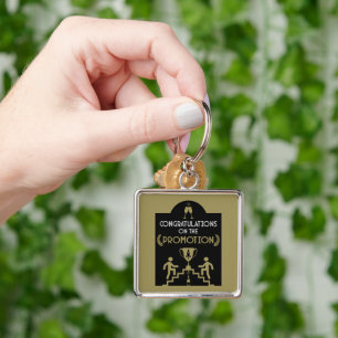 Congratulations Job Promotion Key Ring