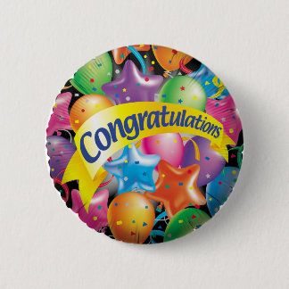 Congratulations.jpg 6 Cm Round Badge