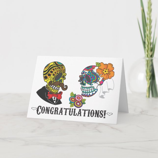 Congratulations! Just Married Card (Front)