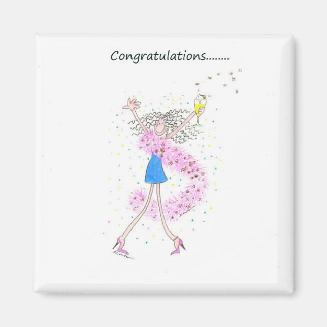 congratulations magnet (Front)