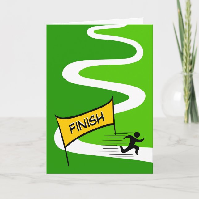 Congratulations/ Marathon Greeting Card (Front)