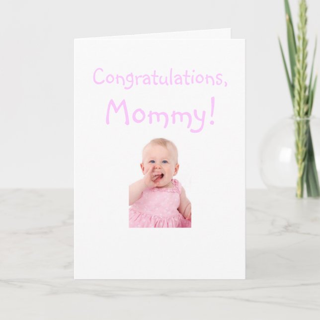 Congratulations Mum From New Baby Card (Front)