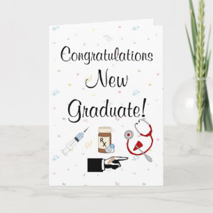 Congratulations New Graduate-Nurse Humour Card