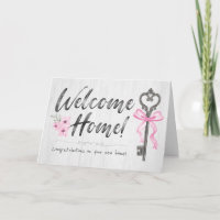 Congratulations New Home from Realtor Welcome Home