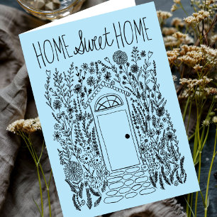 Congratulations New Home Garden Door Custom Card