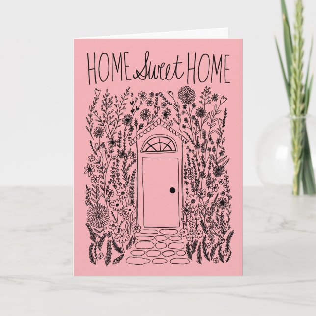 Congratulations New Home Garden Door Custom Card (Front)