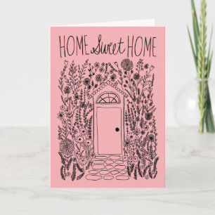 Congratulations New Home Garden Door Custom Card
