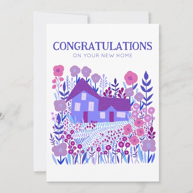 CONGRATULATIONS New Home Housewarming Farmhouse  Card (Front)