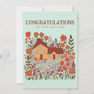 CONGRATULATIONS New Home Housewarming Farmhouse  Card