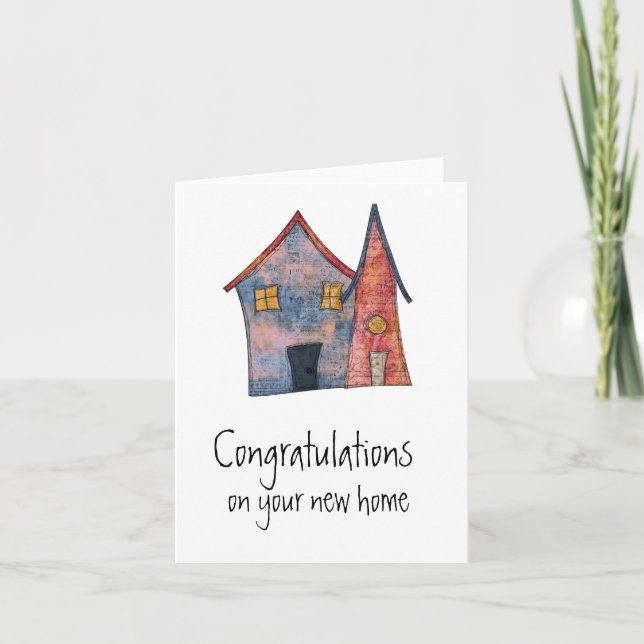 congratulations New Home Note Card (Front)