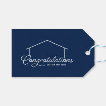 Congratulations New Home Silhouette Editable Colou