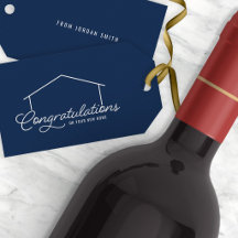 Congratulations New Home Silhouette Editable Colou