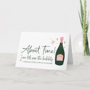 Congratulations New Mr & Mrs Engagement Wedding Card